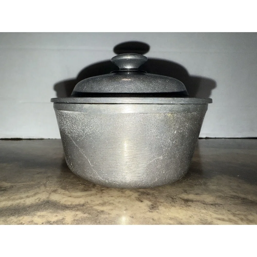 vintage wearever aluminum Mini Pot With Lid 1 Cup Butter Melter Saucepan